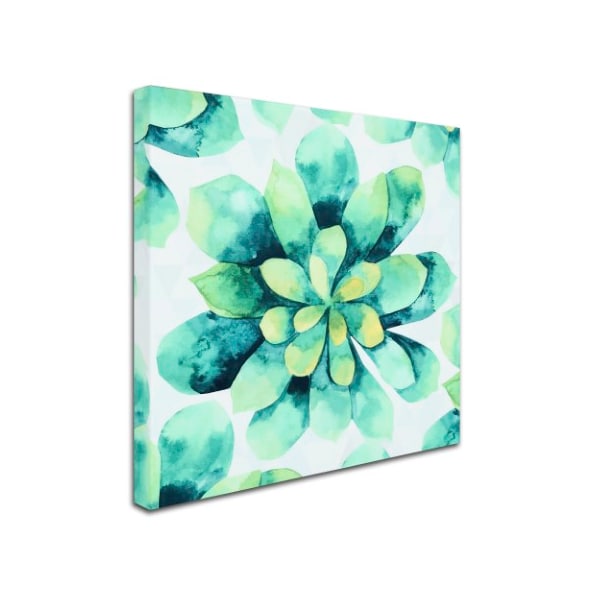 Mark Ashkenazi 'Tropical Flower' Canvas Art,18x18